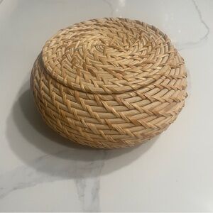 Fryken Sea Grass Covered Basket